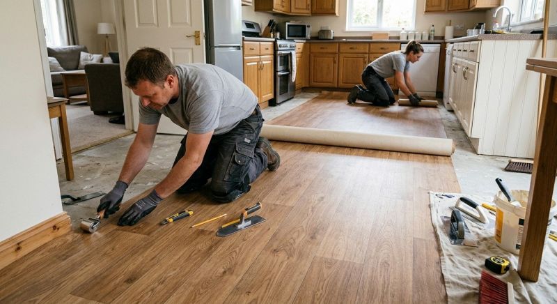 Linoleum Floor Installation in Hoboken, NJ