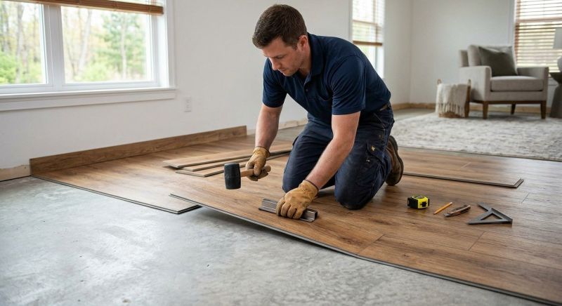 Luxury Vinyl Tile Installation in East Meadow, NY