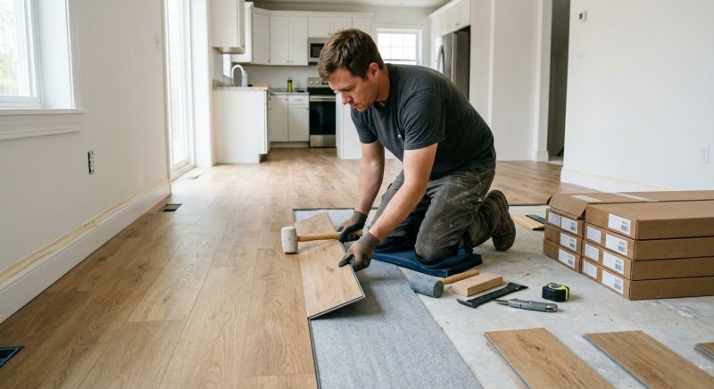 Vinyl Plank Floor Installation in Hoboken, NJ