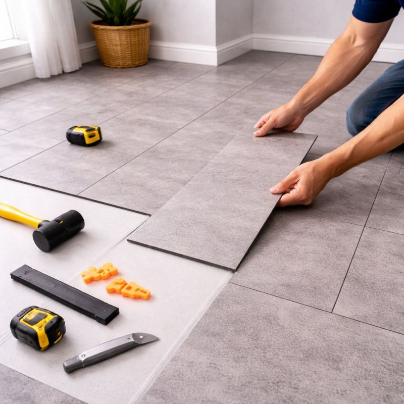 Vinyl Tile Installation in Hoboken, NJ